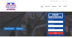 Desktop Screenshot of americanseamlessguttersfl.com